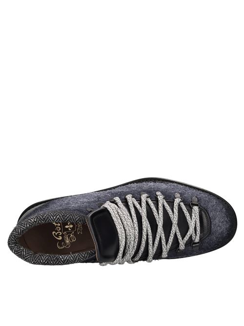 Suede ankle boots BOTTI 1913 | 6221-G LODENBLU-NERO